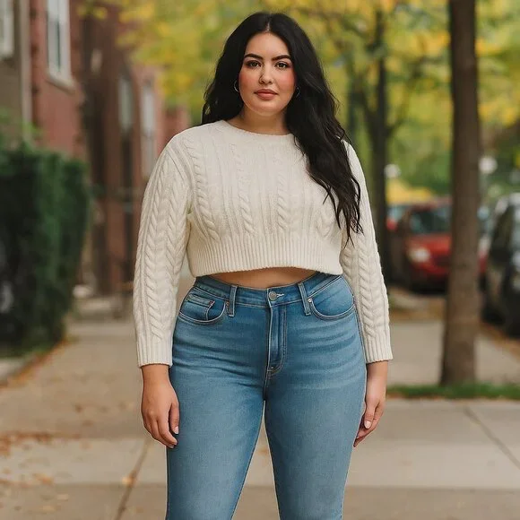 Madewell Curvy High Rise Skinny Womens Plus Size Blue Jeans 22W $128 price NWT - Picture 1 of 6